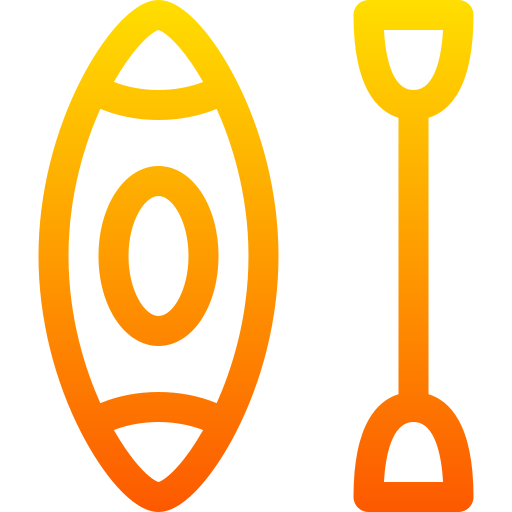kayak Basic Gradient Lineal color Icône