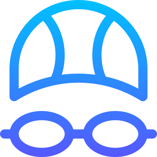 Плавательная шапочка Basic Gradient Lineal color иконка