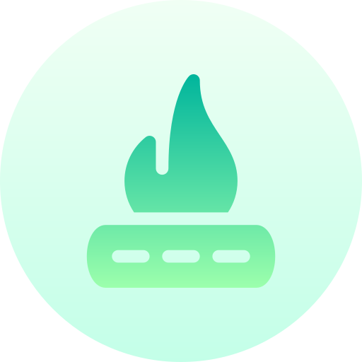 Bonfire Basic Gradient Circular icon