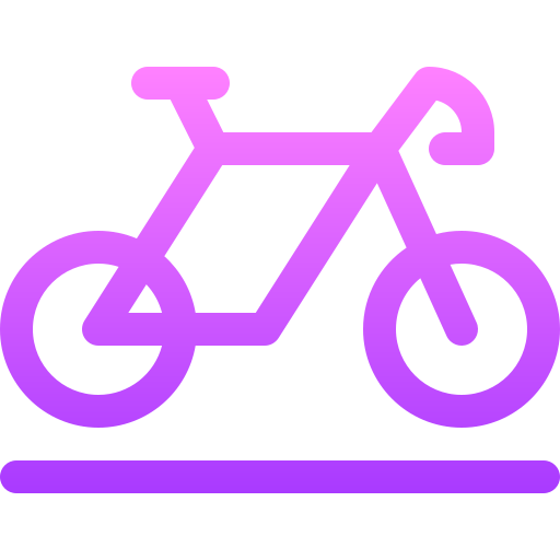 Bike Basic Gradient Lineal color icon