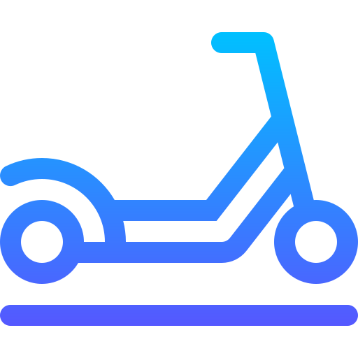 Scooter Basic Gradient Lineal color icon