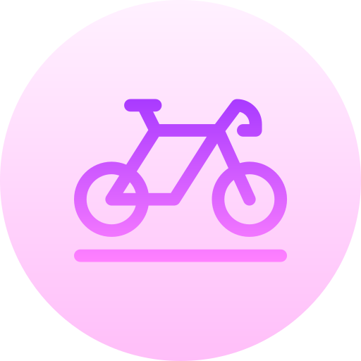 Bike Basic Gradient Circular icon