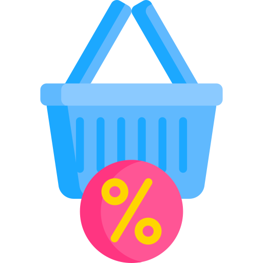 Shopping basket Special Flat icon