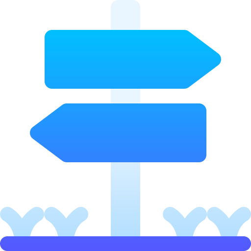 도로 표지판 Basic Gradient Gradient icon