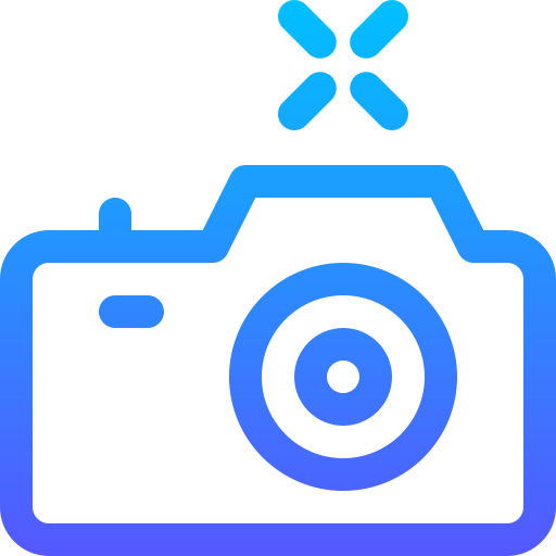 Photography Basic Gradient Lineal color icon