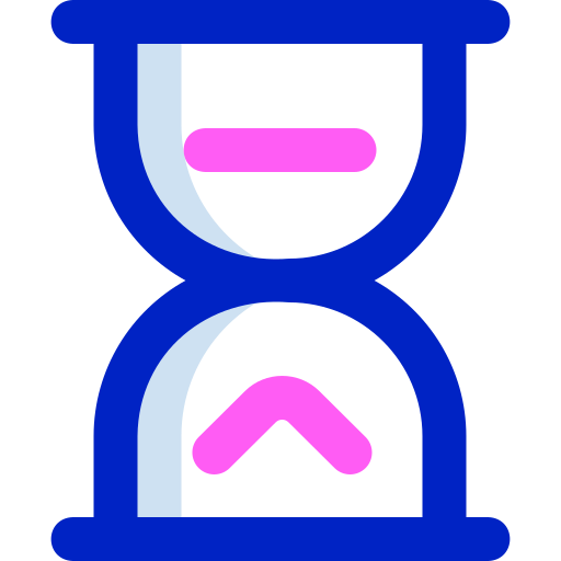 reloj de arena Super Basic Orbit Color icono