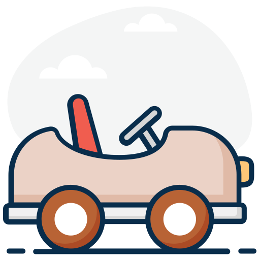 Car toy Generic Outline Color icon