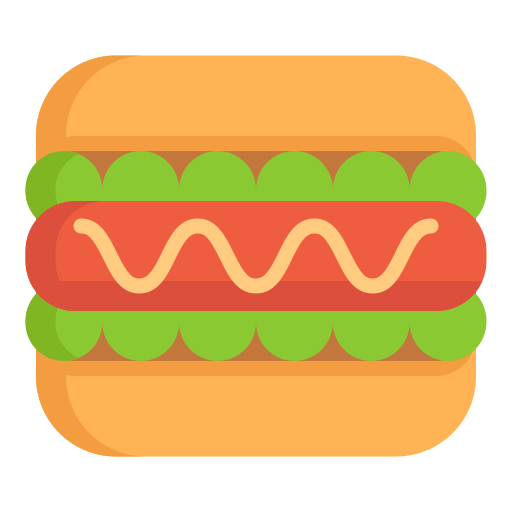 hot dog Generic Flat icono