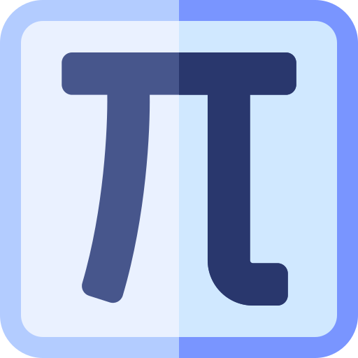 pi Basic Rounded Flat icono