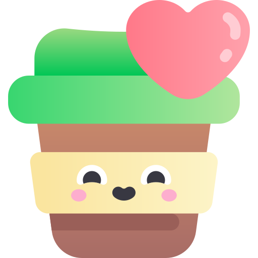 Coffee Kawaii Star Gradient icon