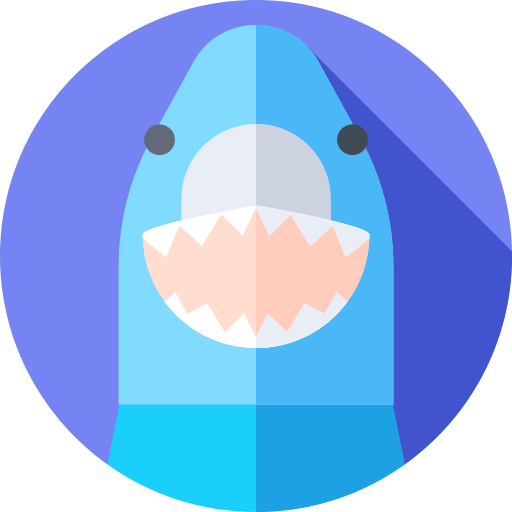 rekin Flat Circular Flat ikona
