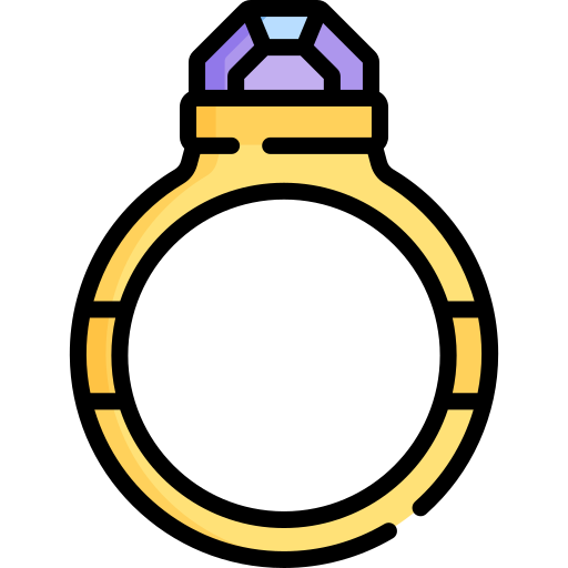 diamant-ring Special Lineal color icon