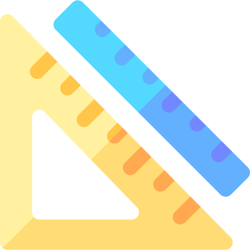 meeteenheid Basic Rounded Flat icoon