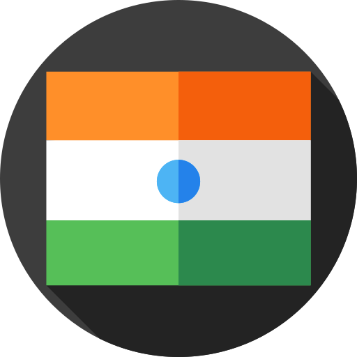 India Flat Circular Flat icon