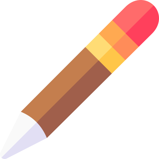 ołówek Basic Rounded Flat ikona