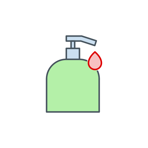 dozownik mydła Generic Thin Outline Color ikona