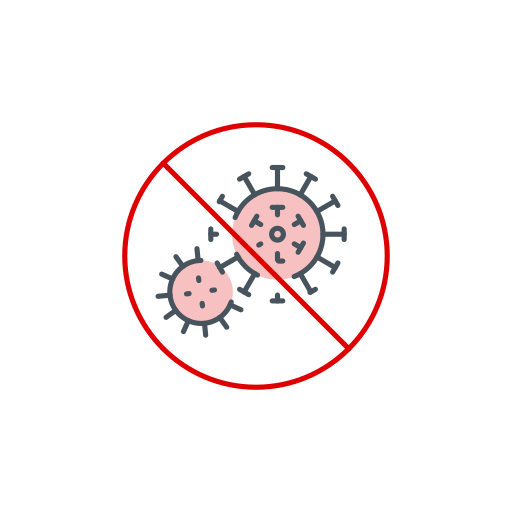kein virus Generic Thin Outline Color icon