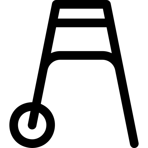 wandelaar Basic Rounded Lineal icoon