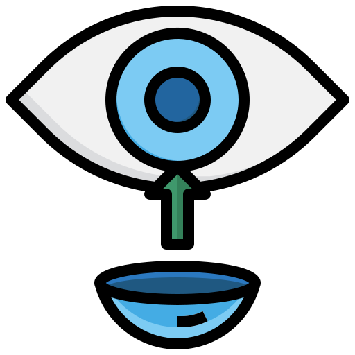 ojo Surang Lineal Color icono