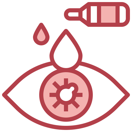 Eye drop Surang Red icon