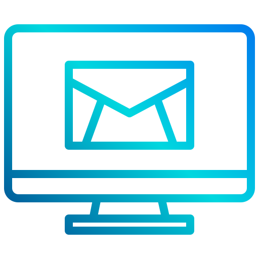 Email xnimrodx Lineal Gradient icon