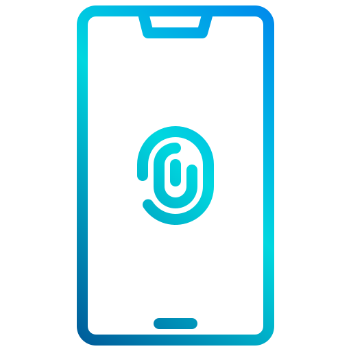 escáner de dedo xnimrodx Lineal Gradient icono