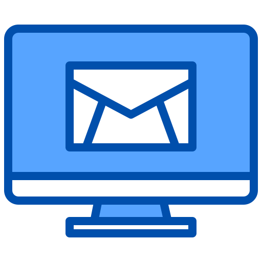 e-mail xnimrodx Blue Ícone