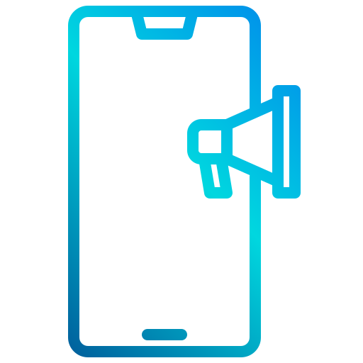 mégaphone xnimrodx Lineal Gradient Icône