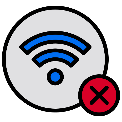 wi-fi 없음 xnimrodx Lineal Color icon
