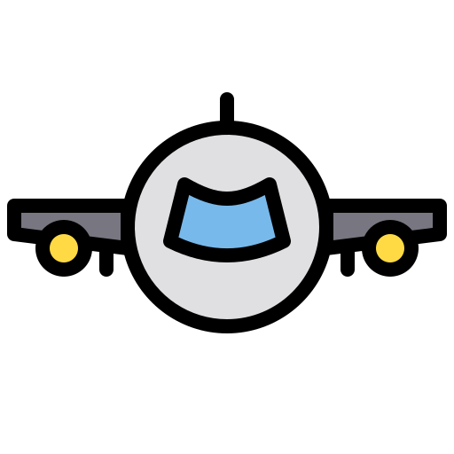 비행기 xnimrodx Lineal Color icon