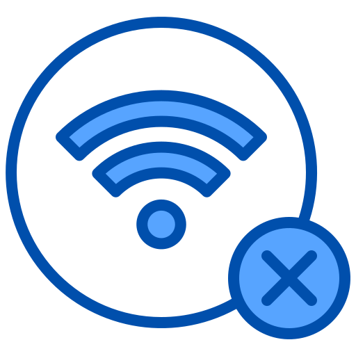 geen wifi xnimrodx Blue icoon