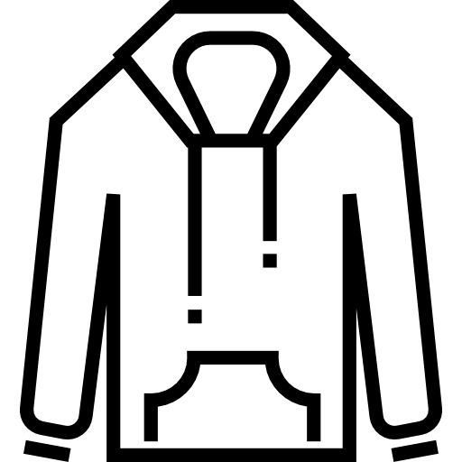 felpa Detailed Straight Lineal icona