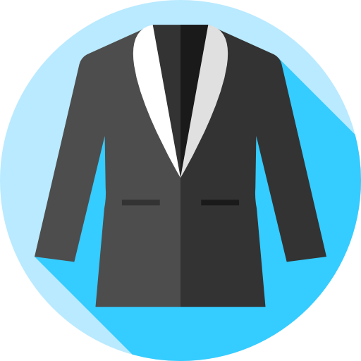 スーツ Flat Circular Flat icon