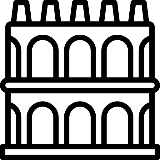 coliseo Basic Miscellany Lineal icono
