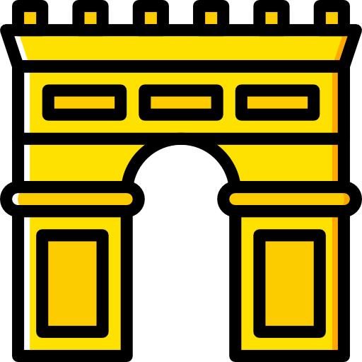 アーチ Basic Miscellany Yellow icon