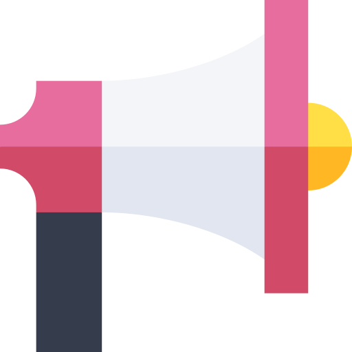 Megaphone Basic Straight Flat icon