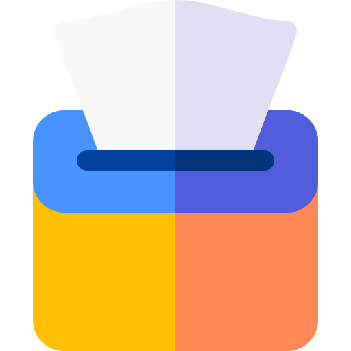 Tissue box Basic Rounded Flat icon