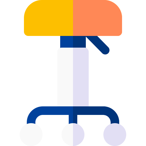 Stool Basic Rounded Flat icon