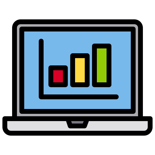 Bar chart xnimrodx Lineal Color icon