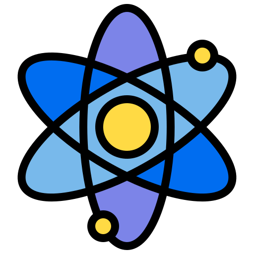 Átomo xnimrodx Lineal Color icono