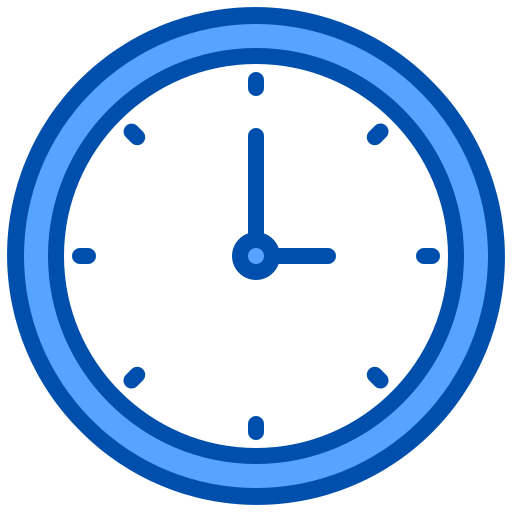 Clock xnimrodx Blue icon