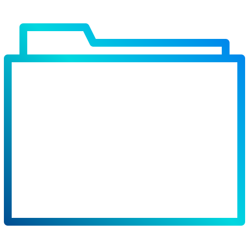 Folder xnimrodx Lineal Gradient icon