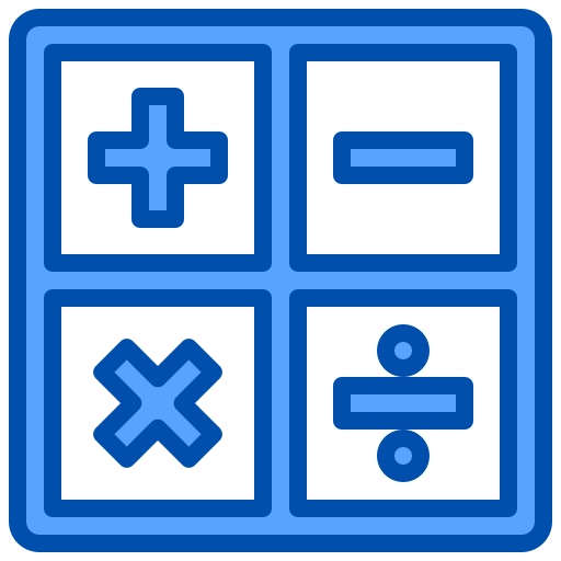 matematyka xnimrodx Blue ikona