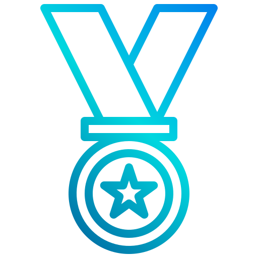 medalla xnimrodx Lineal Gradient icono