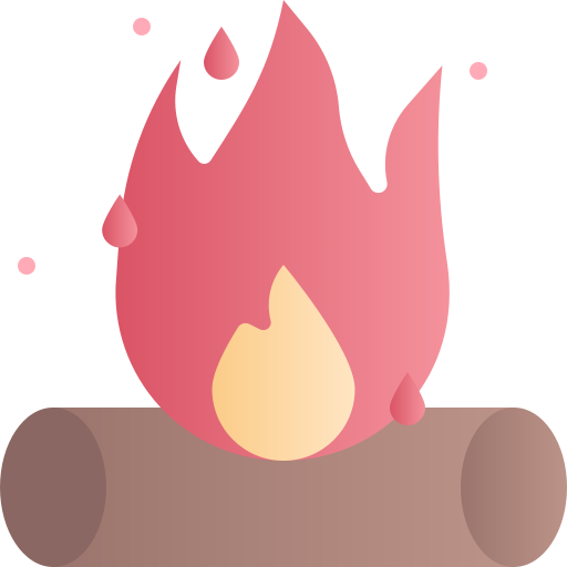 Campfire Generic Flat Gradient icon