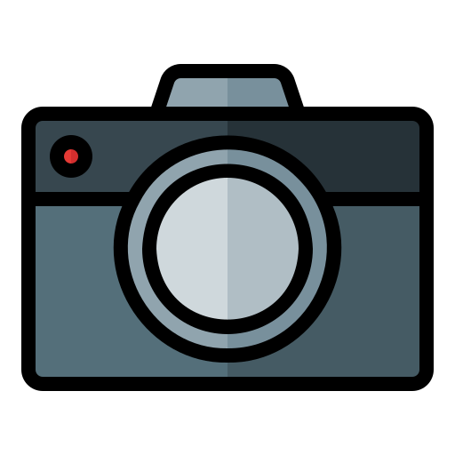 fotocamera ar Generic Outline Color icona