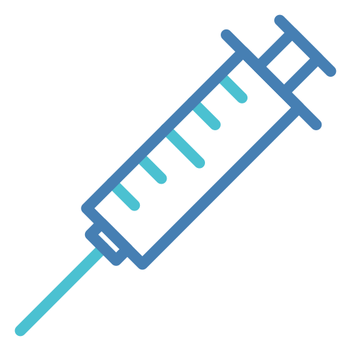 Syringe needle Generic Blue icon