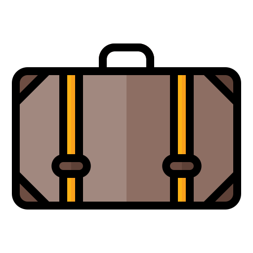 Luggage Generic Outline Color icon