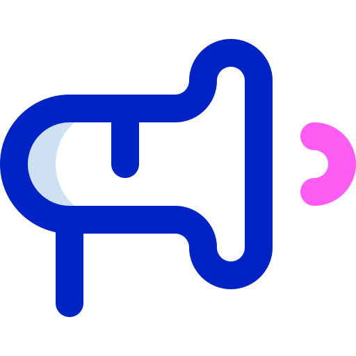 Megaphone Super Basic Orbit Color icon