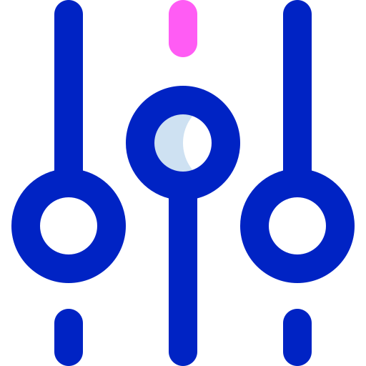 설정 Super Basic Orbit Color icon